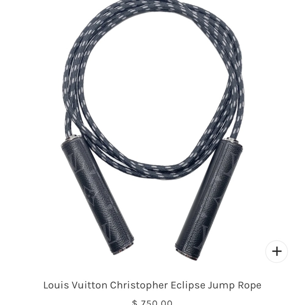 Louis Vuitton Black Jump Rope